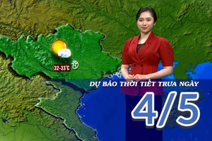 [Video] Dự báo thời tiết trưa ngày 4/5/2025: Nắng nóng gia tăng