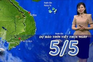 [Video] Dự báo thời tiết trưa ngày 5/5/2025: Nắng nóng bắt đầu lan rộng