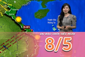 [Video] Dự báo thời tiết ngày 8/5/2025: Bắc Bộ và Trung Bộ nắng nóng gay gắt 