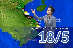 [Video] Dự báo thời tiết trưa ngày 18/5/2025: Mưa tiếp diễn ở khu vực Bắc Bộ và Thanh Hóa