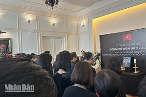 Lễ viếng nguyên Chủ tịch nước Trần Đức Lương tại Liên bang Nga.