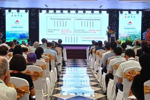 Quảng cảnh Hội nghị quốc tế về vật liệu từ tiên tiến và ứng dụng lần thứ 5 tại Quảng Bình.