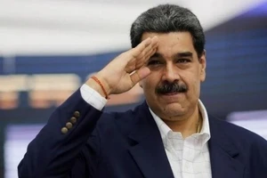 Ông Nicolas Maduro đắc cử Tổng thống Venezuela nhiệm kỳ thứ 3. (Ảnh: IRNA/TTXVN)