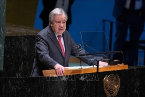 Tổng Thư ký Liên hợp quốc Antonio Guterres xác nhận Mỹ thông báo thời điểm rút khỏi Thỏa thuận Paris về biến đổi khí hậu. (Ảnh tư liệu: THX/TTXVN)