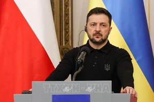 Tổng thống Ukraine Volodymyr Zelensky. (Ảnh tư liệu: PAP/TTXVN)