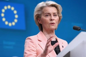 Chủ tịch Ủy ban châu Âu Ursula von der Leyen. (Ảnh: THX/TTXVN) 