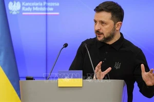 Tổng thống Ukraine Volodymyr Zelensky. (Ảnh tư liệu: PAP/TTXVN)