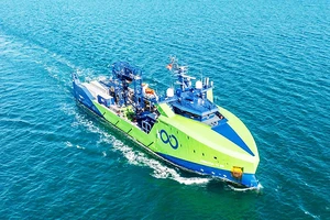 Tàu tìm kiếm của Ocean Infinity. Ảnh: AP