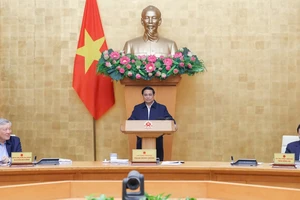 Thủ tướng Phạm Minh Chính chủ trì phiên họp Chính phủ chuyên đề về xây dựng pháp luật tháng 1/2025.