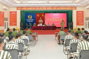 54 phạm nhân ở Hải Phòng đủ điều kiện đặc xá theo quy định của Luật Đặc xá.