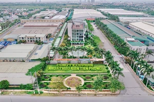 Nhà máy sản xuất tại quận Dương Kinh của Nhựa Tiền Phong.