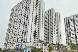Chung cư mới phường Đồng Quốc Bình được đầu tư xây dựng khang trang, hiện đại. 