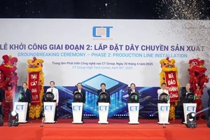 Lễ khởi công Nhà máy bán dẫn CT Semiconductor.