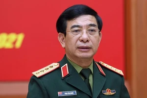 Đại tướng Phan Văn Giang, Ủy viên Bộ Chính trị, Phó Bí thư Quân ủy Trung ương, Bộ trưởng Quốc phòng. (Ảnh: QĐND)