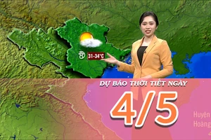 [Video] Dự báo thời tiết ngày 4/5/2025: Miền Trung xuất hiện nắng nóng