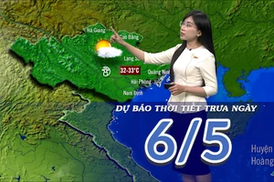 [Video] Dự báo thời tiết trưa ngày 6/5/2025: Nắng nóng diện rộng 