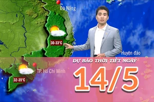 [Video] Dự báo thời tiết ngày 14/5/2025: Bắc Bộ nắng sớm, chiều tối mưa dông 