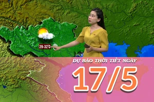 [Video] Dự báo thời tiết ngày 17/5/2025: Bắc Bộ hửng nắng vào ban ngày, chiều tối mưa dông 