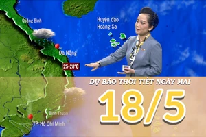[Video] Dự báo thời tiết ngày 18/5/2025: Tây Nguyên và Nam Bộ mưa dông về chiều tối 