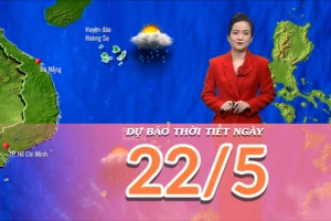 [Video] Dự báo thời tiết ngày 22/5/2025: Xuất hiện nắng nóng tại khu vực 