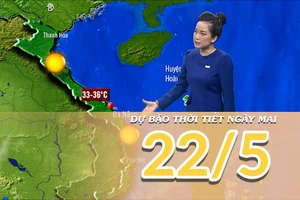 [Video] Dự báo thời tiết đêm nay và ngày mai 22/5/2025: Mưa lớn ở Bắc Bộ, Tây Nguyên và Nam Bộ 
