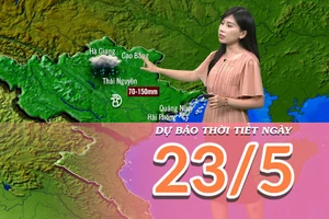 [Video] Dự báo thời tiết ngày 23/5/2025: Vùng núi Bắc Bộ có nguy cơ xảy ra lũ quét 