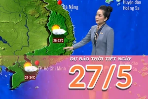 [Video] Dự báo thời tiết ngày 27/5/2025: Trời giảm mưa, hửng nắng về trưa chiều 