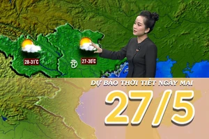 [Video] Dự báo thời tiết đêm nay và ngày mai 27/5/2025: Mưa có xu hướng giảm dần