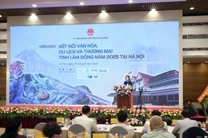 Diễn đàn kết nối văn hóa-du lịch-thương mại tỉnh Lâm Đồng năm 2025 tại Hà Nội.