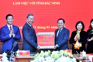 Tổng Bí thư Tô Lâm thăm và làm việc tại tỉnh Bắc Ninh.