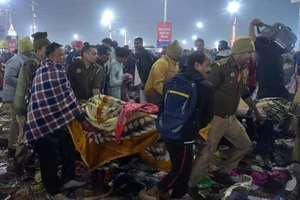 Ảnh minh hoạ một vụ giẫm đạp ở Prayagraj, bang Uttar Pradesh, miền bắc Ấn Độ. (Nguồn: Tân Hoa xã)