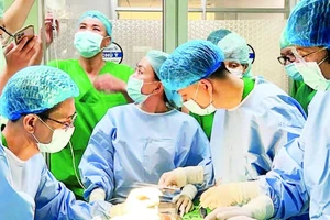 Một ca ghép thận được thực hiện tại Bệnh viện đa khoa Trung ương Cần Thơ.