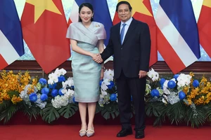 Thủ tướng Phạm Minh Chính và Thủ tướng Vương quốc Thái Lan Paetongtarn Shinawatra.