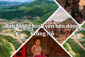 Bản Mông bình yên bên dòng Krông Nô