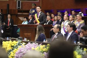 Tổng thống Ecuador Daniel Noboa. (Ảnh: Tân hoa xã)