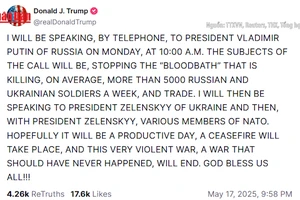[Video] Ông Donald Trump lên kế hoạch điện đàm với lãnh đạo Nga, Ukraine