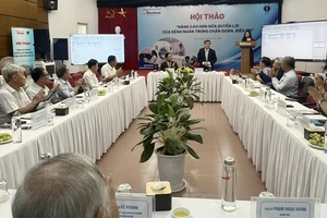 Quang cảnh Hội thảo "Nâng cao quyền lợi của bệnh nhân trong chuẩn đoán, điều trị”.