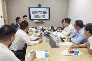 Đoàn công tác của tỉnh Lào Cai làm việc với lãnh đạo Công ty cổ phần Erex Nhật Bản.