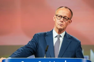 Thủ tướng Đức Friedrich Merz lên án mạnh mẽ vụ xả súng vào 2 nhân viên đại sứ quán Israel. (Ảnh: Tân Hoa xã)