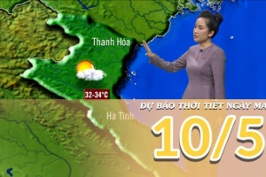 [Video] Dự báo thời tiết đêm nay và ngày mai 10/5/2025: Không khí lạnh gây mưa