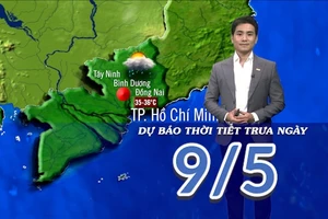 [Video] Dự báo thời tiết trưa ngày 9/5/2025: Nắng nóng gay gắt