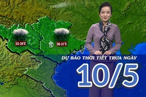 [Video] Dự báo thời tiết trưa ngày 10/5/2025: Mưa dông do ảnh hưởng của không khí lạnh