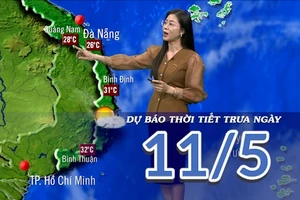 [Video] Dự báo thời tiết trưa ngày 11/5/2025: Bắc Bộ trời chuyển khô ráo
