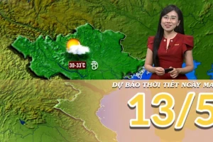 [Video] Dự báo thời tiết đêm nay và ngày mai 13/5/2025: Mưa dông xuất hiện về chiều tối