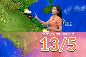 [Video] Dự báo thời tiết ngày 13/5/2025: Trời tạnh ráo và có nắng, mưa dông xuất hiện về chiều tối