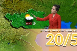 [Video] Dự báo thời tiết đêm nay và ngày mai 20/5/2025: Miền Trung nắng nóng cục bộ