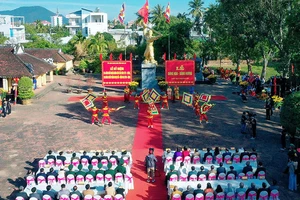 Quang cảnh lễ kỷ niệm.