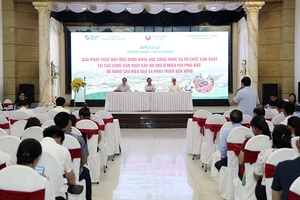 Các đại biểu thảo luận tại diễn đàn.