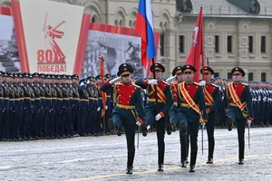 Quang cảnh lễ duyệt binh. (Ảnh: RIA Novosti)