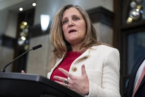 Nguyên Phó Thủ tướng, Bộ trưởng Tài chính Canada Chrystia Freeland.